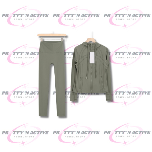 Olive Green Straight Leg Set( Pre-order)
