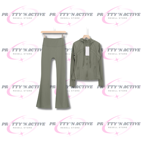 Olive Green Wide Leg Set( Pre-order)