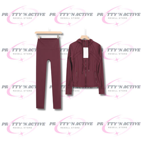 Maroon Straight Leg Set( Pre-order)